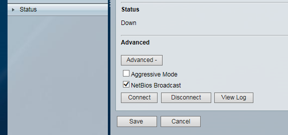 Cisco RVS 4000 IPSec settings