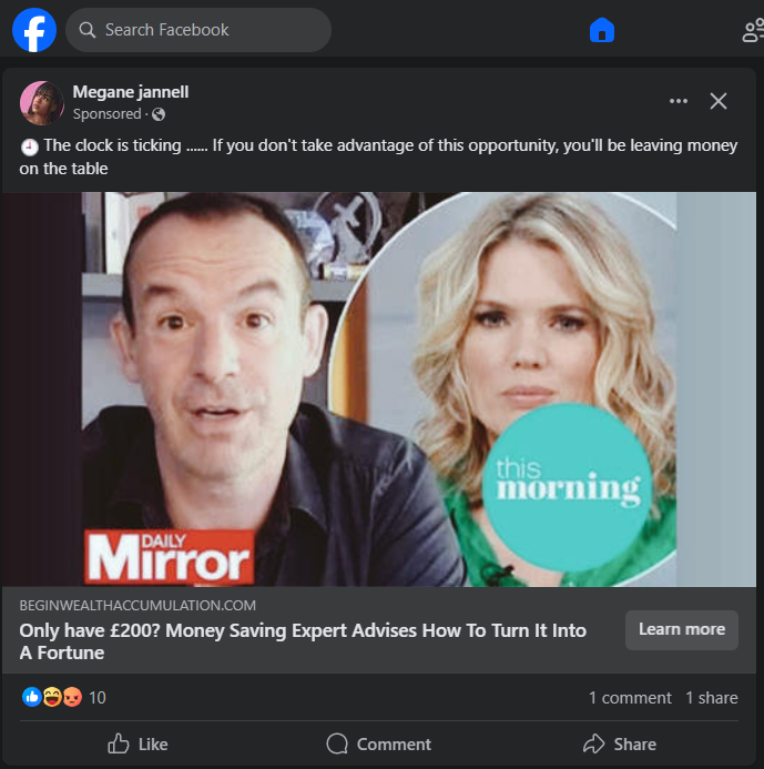 Facebook Ad AI Scamming the most Vulnerable Users