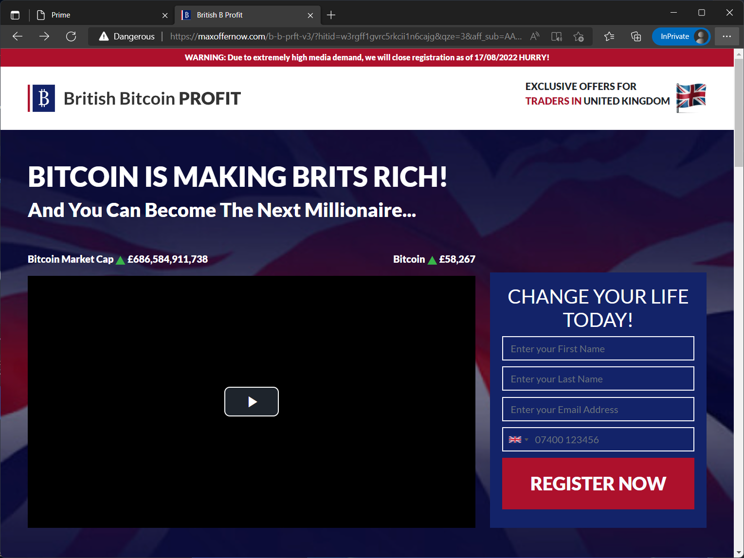 Bitcoin Prime is making Brits Rich