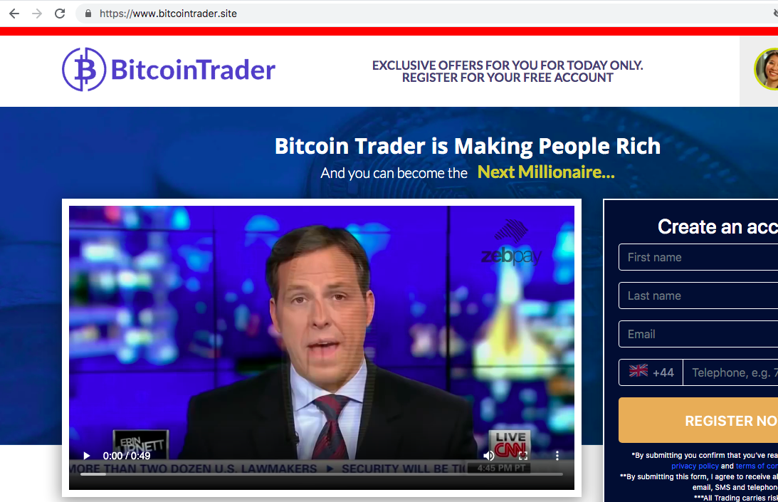 Bitcoin Trader Screenshot
