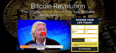 Richard Branson Bitcoin Revolution Scam