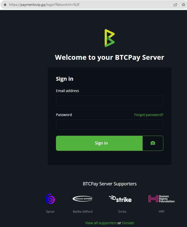 Open Source BTC Payment Server