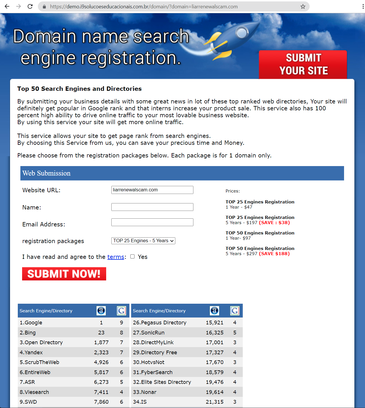 RE: Domain registration ✔ -  Watch out for domain renewal scams