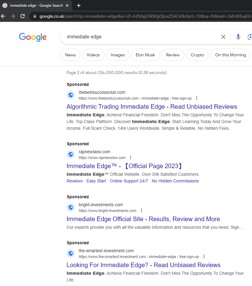Immediate Edge - Ads on Google