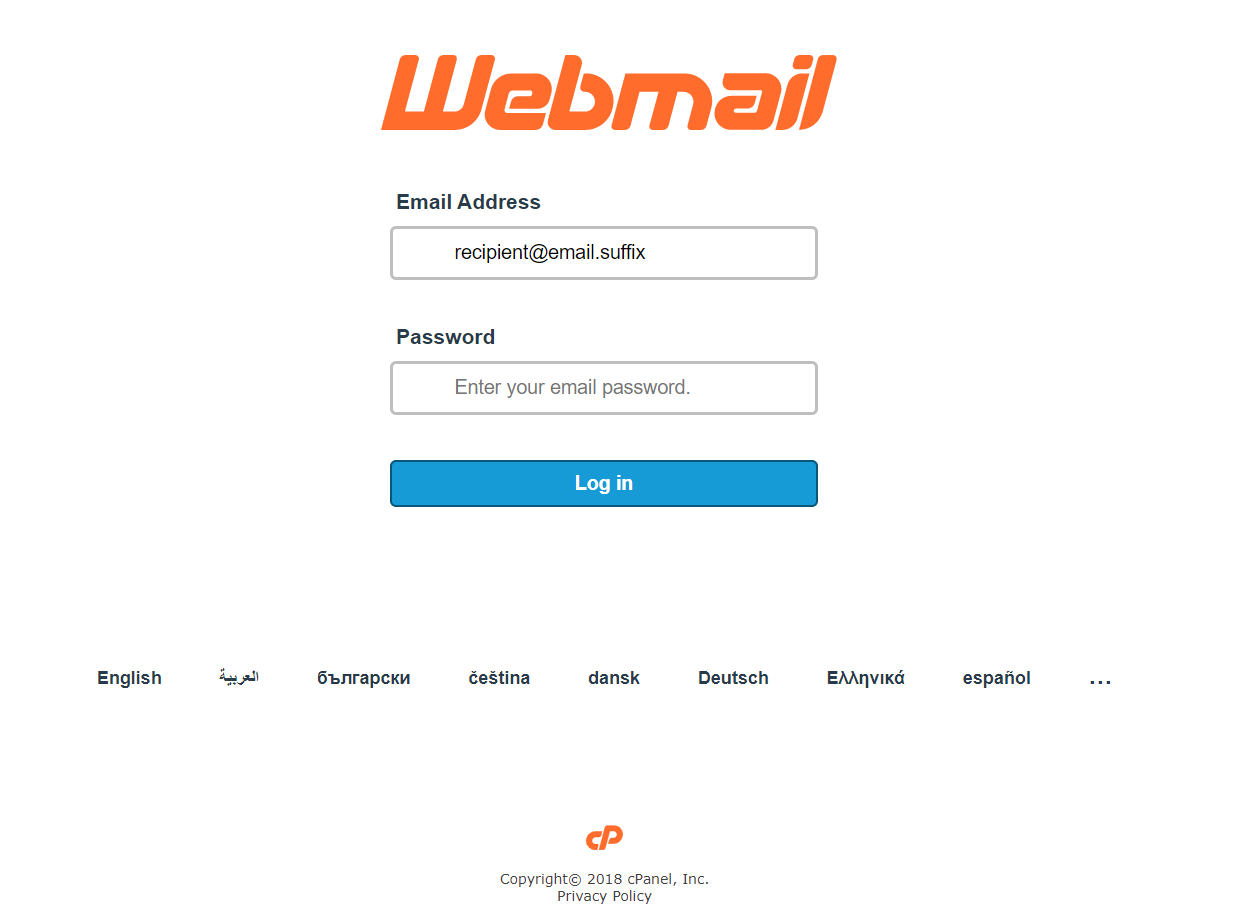Mandatory Email Verification CPanel Phishing - Spam Warning !!