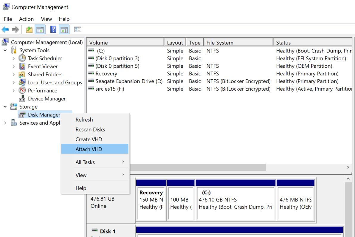 Booting a Gen2 UEFI Disk2VHD VHDX Image in Hyper-V