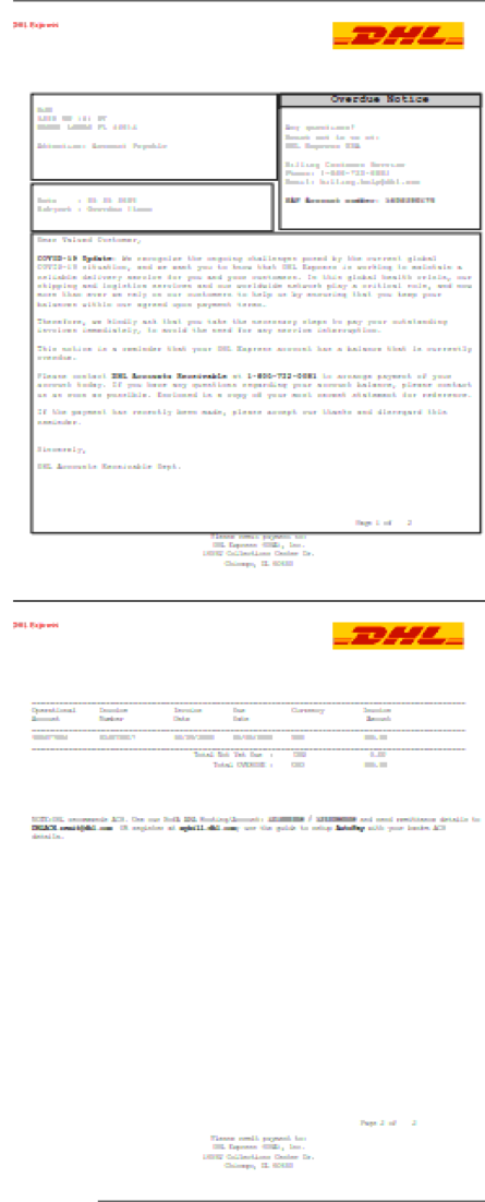 DHL - invoice(s) aug 2020  Attachments: IB3319313042.xlsm - Spam Warning !!