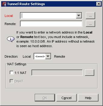 Watchguard Firebox Tunnel Route Settings